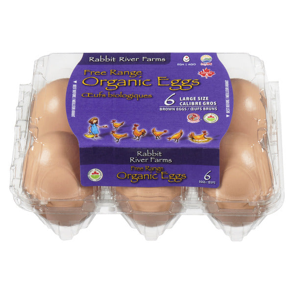 RABBIT RIVER LARGE ORGANIC EGGS [6 pcs]