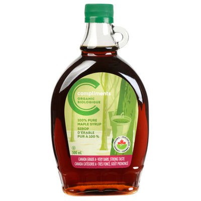 COMPLIMENTS ORGANIC MAPLE SYRUP DARK [500 ML]