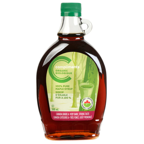 COMPLIMENTS ORGANIC MAPLE SYRUP DARK [500 ML]