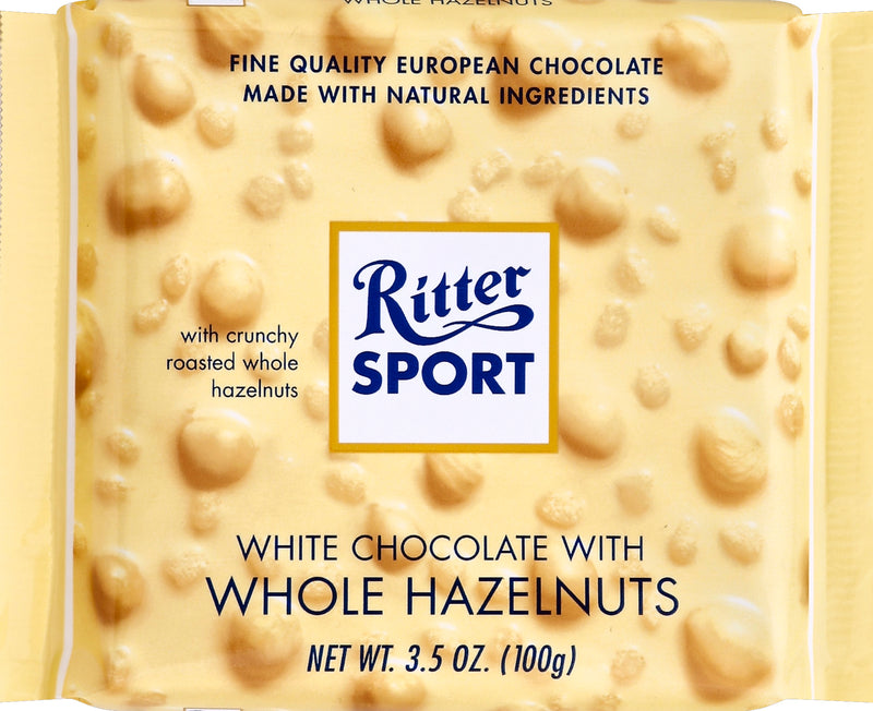 RITTER WHITE HAZELNUT CHOC [100 G]