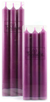 TWILIGHT 10 CANDLES Aubergine, 6 pk