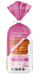 CARBONAUT CINNAMON RAISIN BREA [550 g]