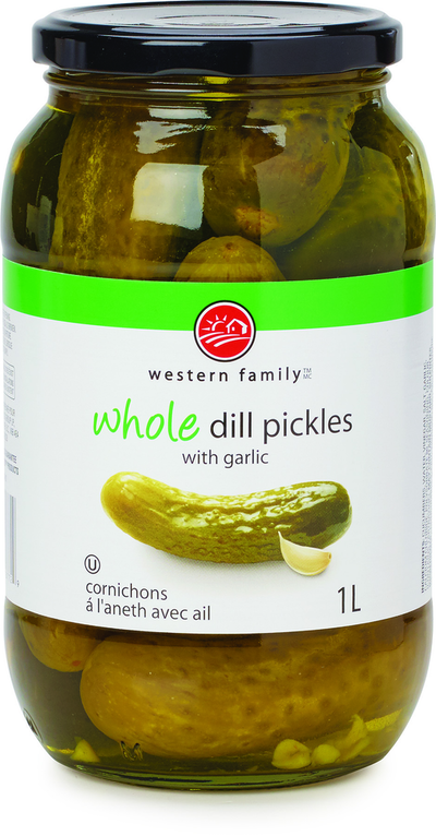 WF DILL PICKLES W/ GARLIC [1 l]