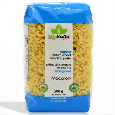 BIOITALIA PASTA MACARONI [500 G]