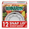 BERNARDIN 1 LID STANDARD SNAP [12 PACK]