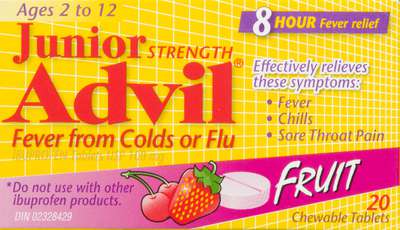 ADVIL FEVER COLD FLU JR [20 s]