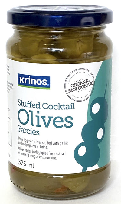 KRINOS STUFFED OLIVES [375 ML]