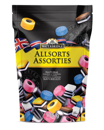 WATERBRIDGE LICORICE ALLSORTS [175 G]