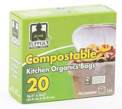 TUFF GUY COMPOST KITCHEN BAGS [20 PK]