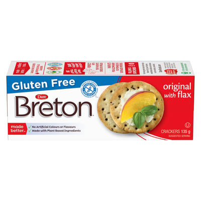 BRETON GF ORIG CRACKERS W/FLAX [135 G]