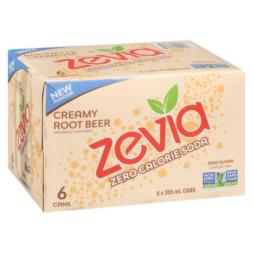 ZEVIA CREAMY ROOT BEER [6 pcs]
