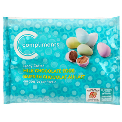 COMPLIMENTS CHOCOLATE MINI EGGS, 200g