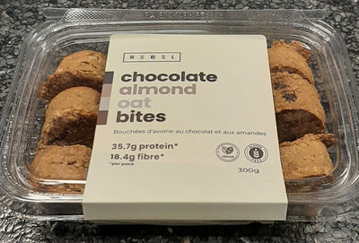 REBEL CHOC ALMOND OAT BITES [300 g]