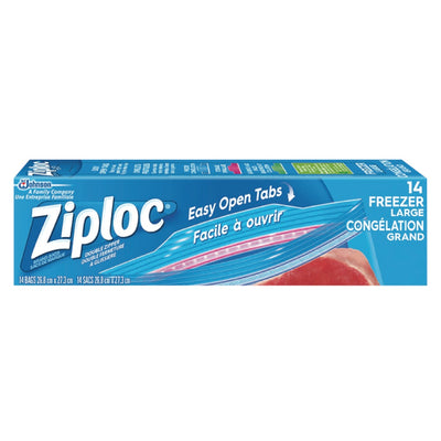 ZIPLOC LARGE FREEZER BAGS [14 S]