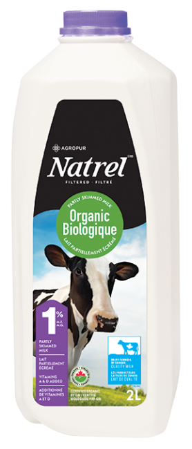 NATREL ORG 1% MILK [2 L]