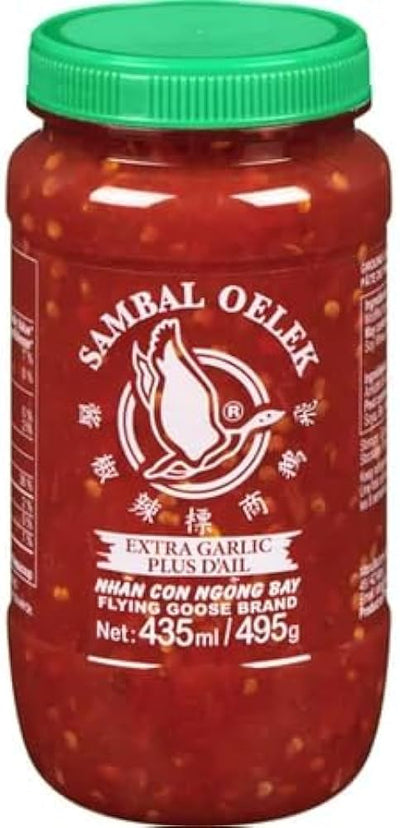 SAMBAL OELEK EXTRA GARLIC [495 g]