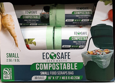 ECOSAFE BIN LINERS SMALL [30 BAGS]