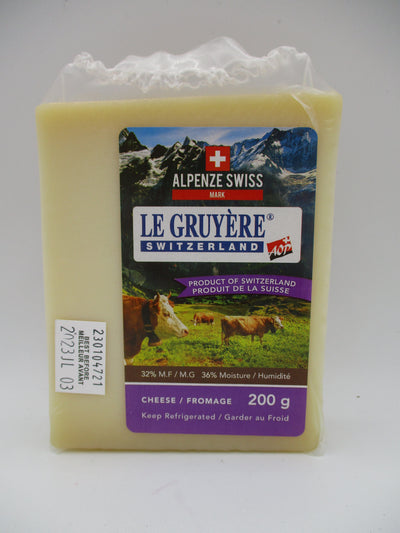 ALPENZE SWISS LE GRUYERE CHEES [200 G]
