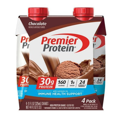 PREMIER PROTEIN CHOC SHAKE [4 pkg]