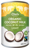 CHA'S ORGANIC COCONUT MILK Light [400 ML]