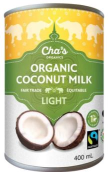 CHA'S ORGANIC COCONUT MILK Light [400 ML]