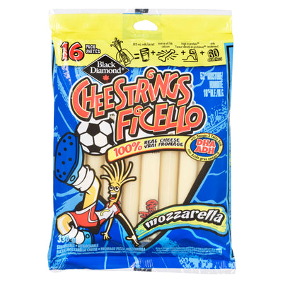 B DIAMOND CHEESTRINGS MOZZ [336 g]