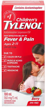 Tylenol Children's Berry Fever Reliever, 100 mL