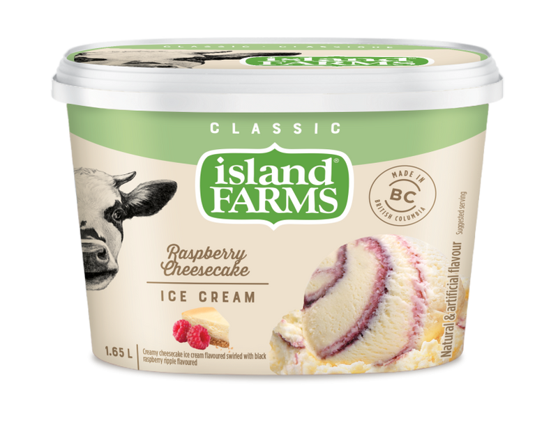 ISLAND FARMS RASP. CHEESECAKE [1.89 L]