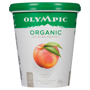 OLYMPIC ORG PEACH YOGURT [650 G]