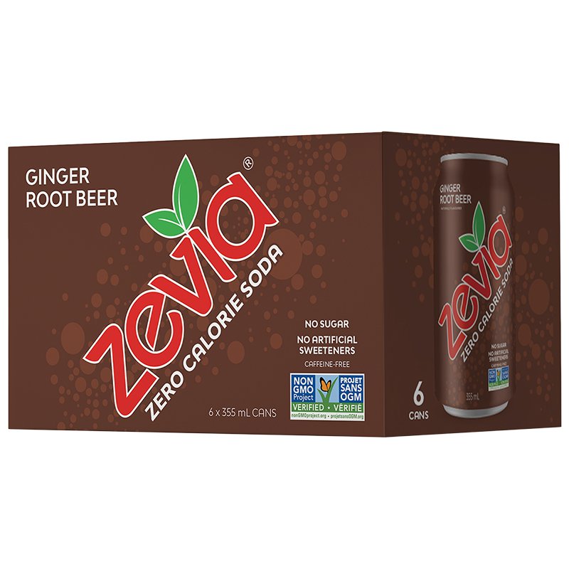 ZEVIA GINGER ROOT BEER [6 x355M]