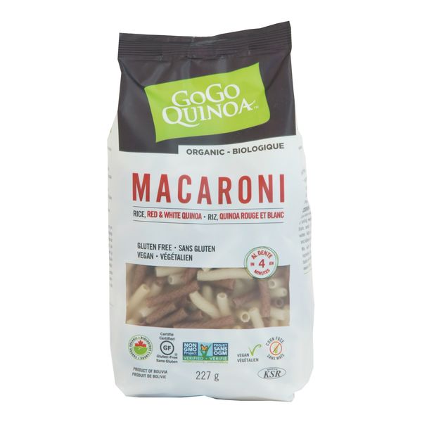 GOGO QUINOA ORGANIC MACARONI [227 G]