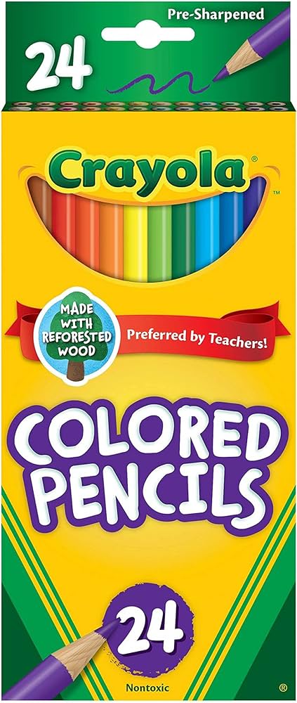 CRAYOLA COLOURED PENCILS [24 s]