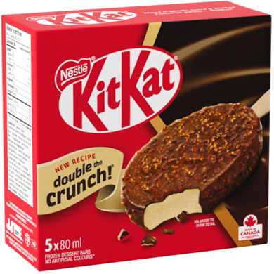 KIT KAT DBL CRUNCH BARS [5 PK]