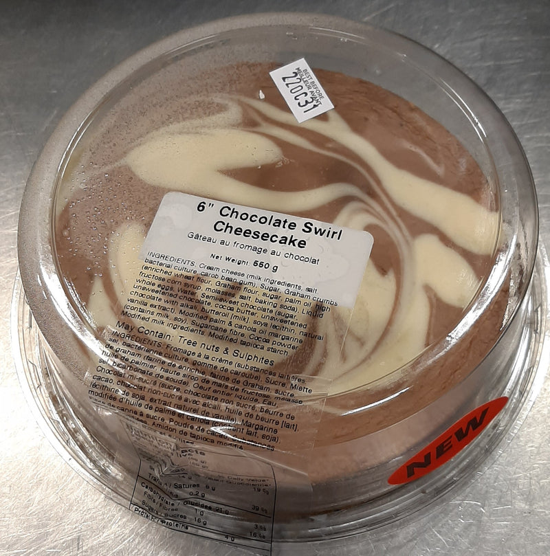 CHOCOLATE SWIRL CHEESECAKE [550 G]