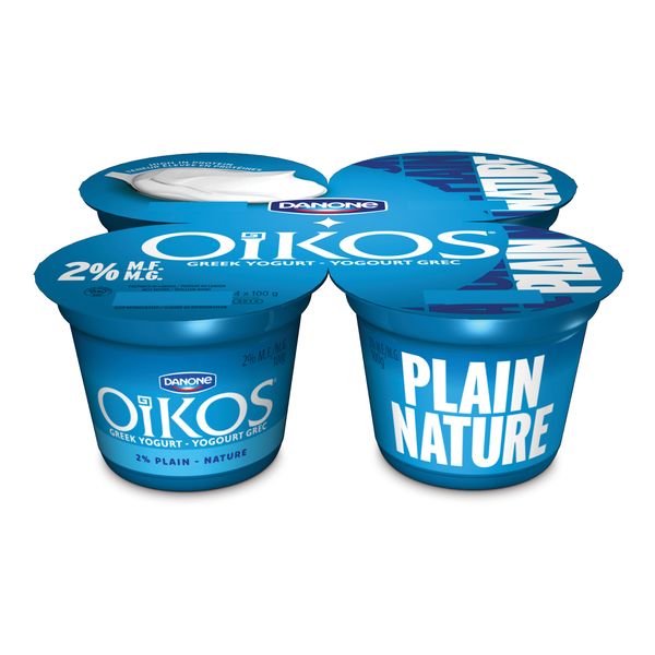 OIKOS PLAIN GREEK YOGURT [4 x100G]
