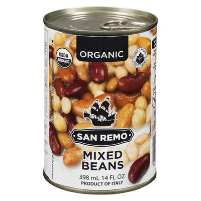 SAN REMO ORG MIXED BEANS [398 ml]