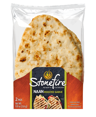 STONEFIRE GARLIC NAAN BREAD [250 G]