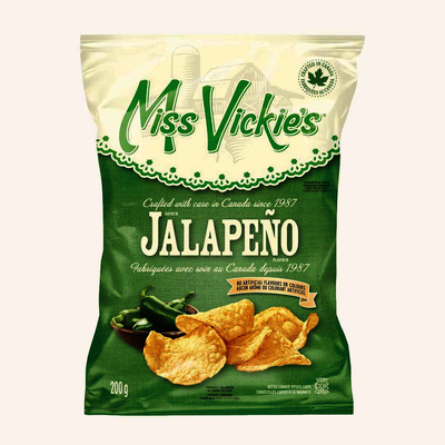 MISS VICKIE'S KETTLE CHIPS Jalapeño, 200 g