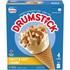 NESTLE DRUMSTICK CONE Sweet 'n' Salty Caramel Cones, 4 x130ml