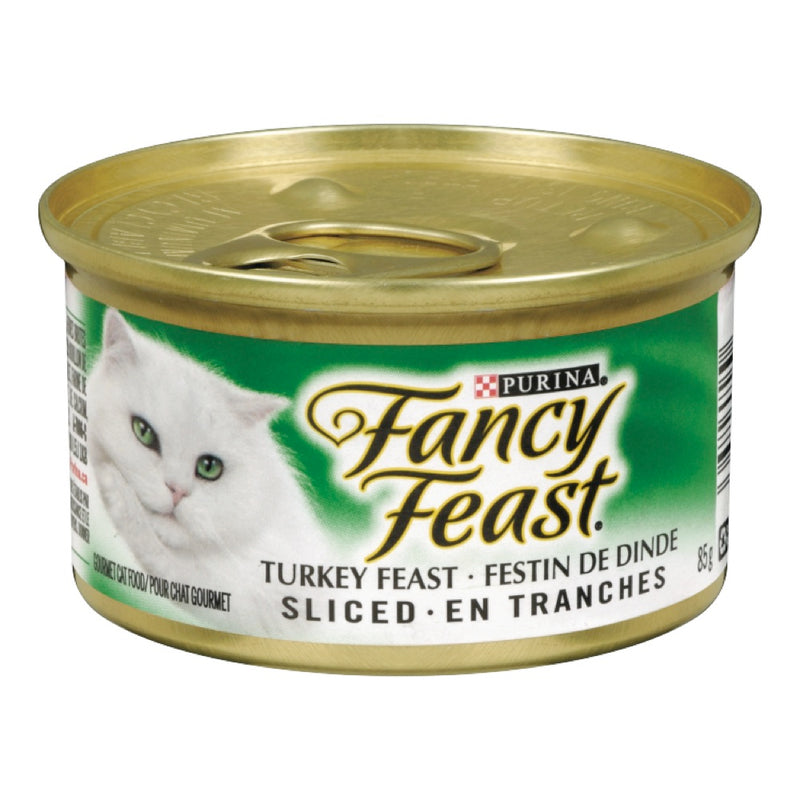 FANCY FEAST CAT FOOD Sliced Turkey Feast, 85 g
