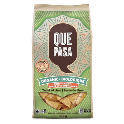 QUE PASA ORG THIN LIME CHIPS [300 G]