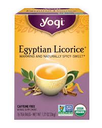 YOGI EGYPTIAN LICORICE TEA [16 BAGS]