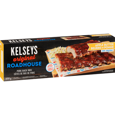 KELSEYS PORK BACK RIBS APPLE [600 G]
