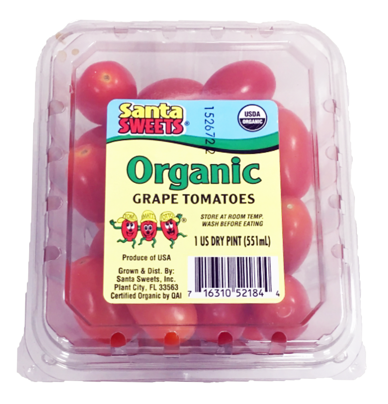 Santa Sweets Organic Grape Tomatoes, 473 mL