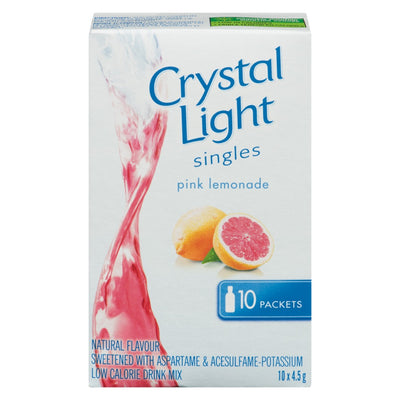 CRYSTAL LIGHT PINK LEM SINGLE [12 PK]