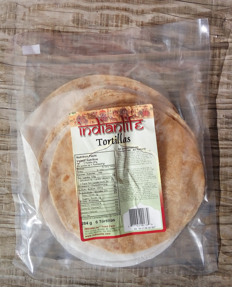 INDIAN LIFE ORG. TORTILLAS [284 G]