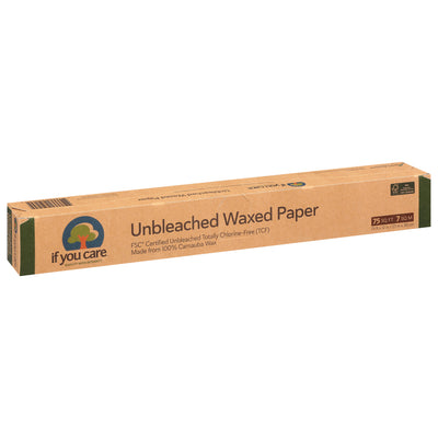 If You Care Wax Paper, Unbleached, 1 roll