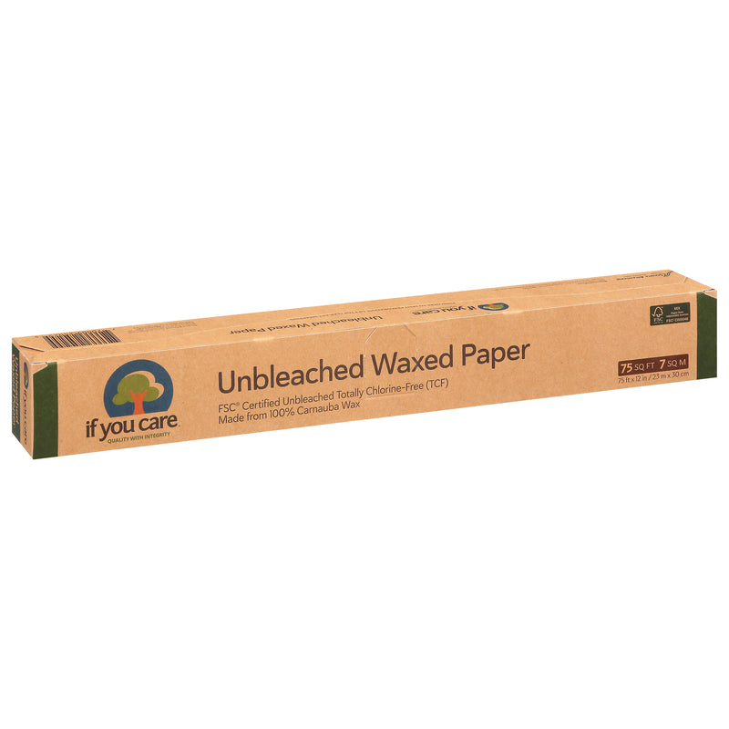 If You Care Wax Paper, Unbleached, 1 roll