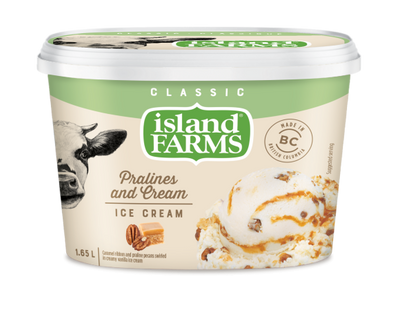 ISLAND FARMS PRALINES N CREAM [1.65 L]