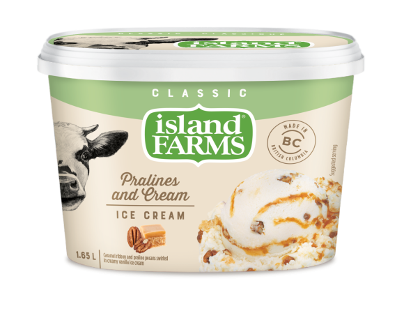 ISLAND FARMS PRALINES N CREAM [1.65 L]